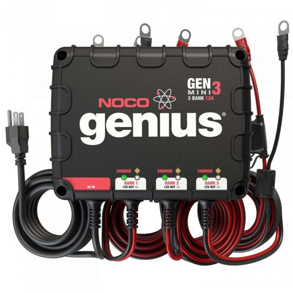 NOCO 3-Bank 12 Amp On-Board Battery Charger
