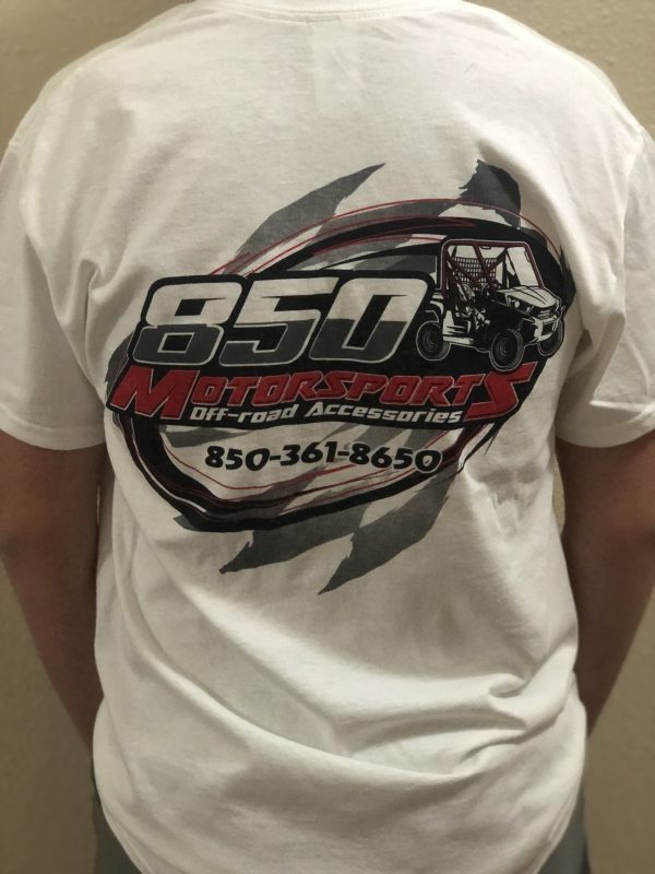850 Motorsports White T-Shirts