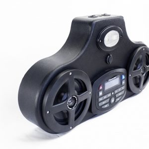 (2) 6.5″ Froghead LED RGB Speakers, Aquavibe SP3 Bluetooth Receiver w/ FM/AUX/USB Media Console