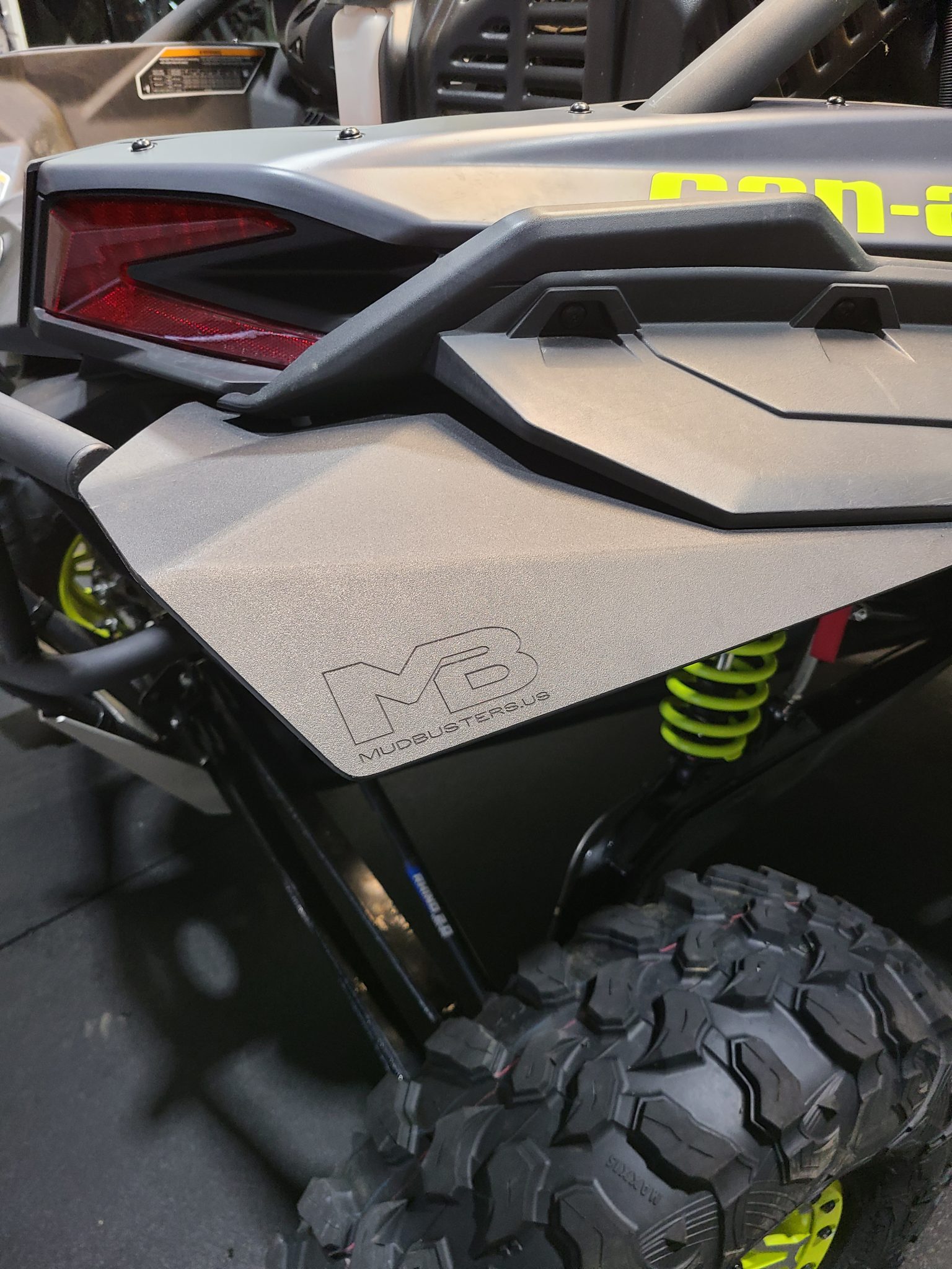 FENDER EXTENSIONS FOR BRP CANAM MAVERICK FENDERS (MAX COVERAGE) 850